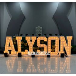 Marquee Letters And Numbers 