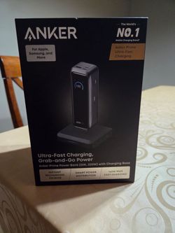 Anker Prime Power Bank and Charging Base