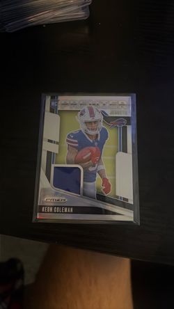 Keon Coleman Panini Prizm Premier Jerseys RC Card
