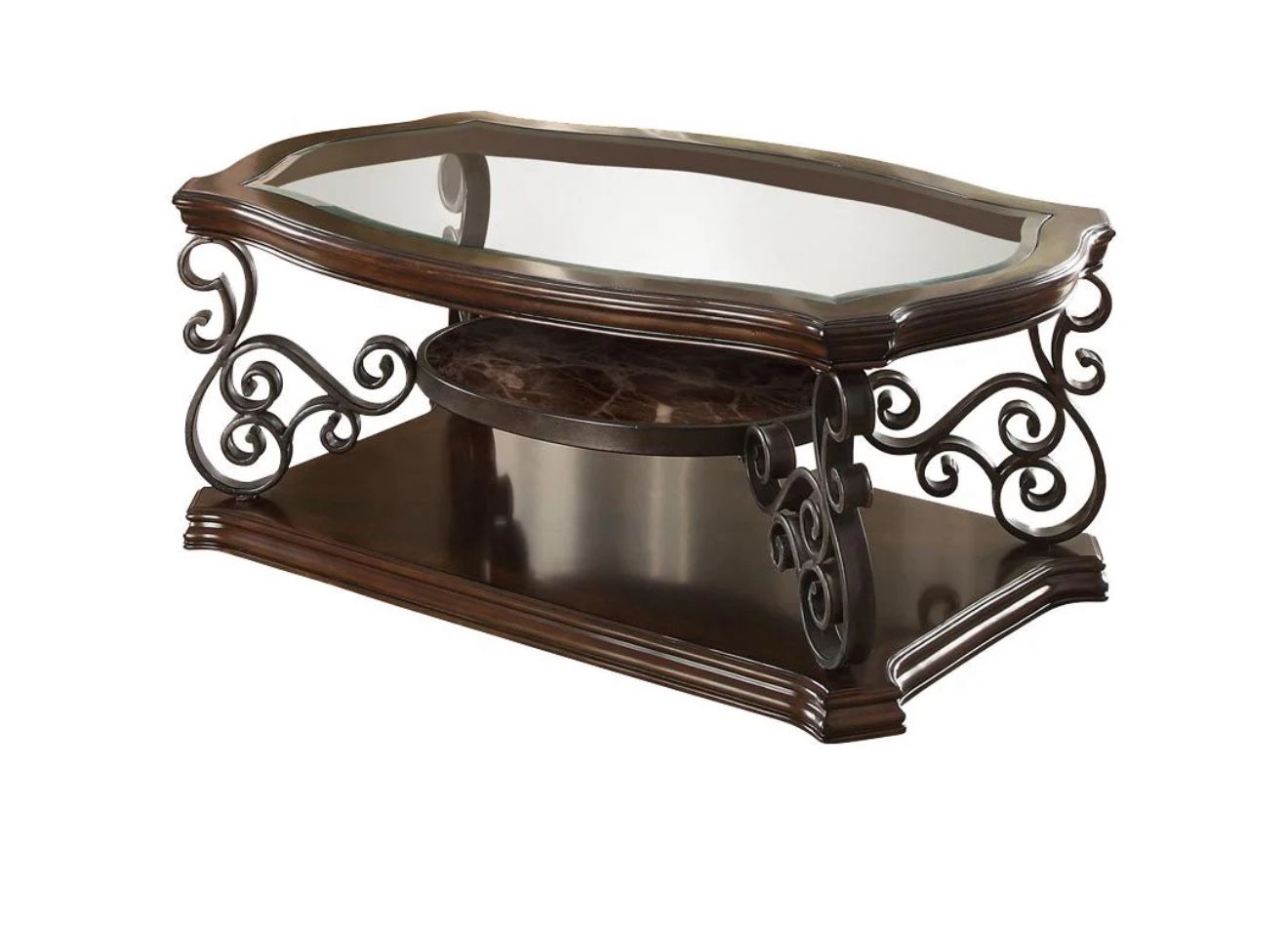 Glass-Top Coffee Table – Only $150!