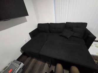 Blue couch