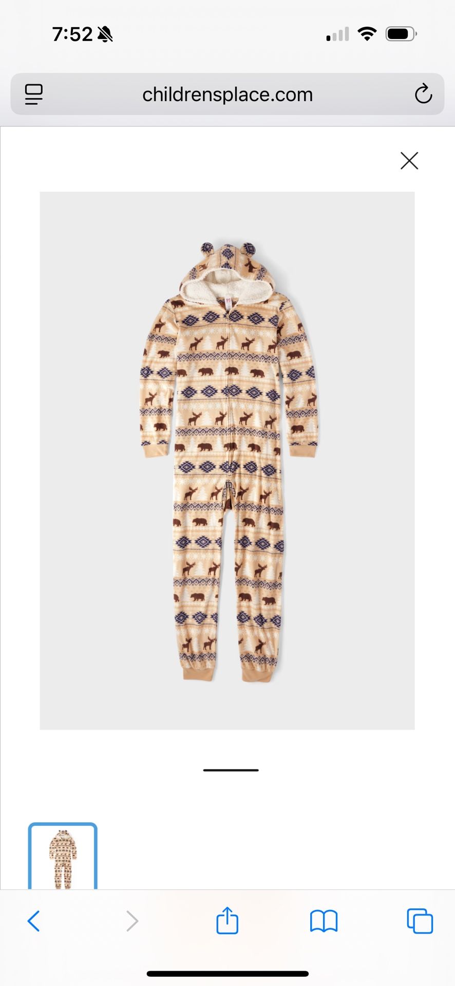Children’s Place Family Matching  Holiday pajamas 