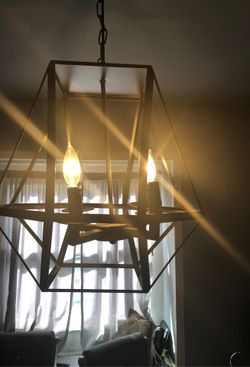 Farmhouse style chandelier