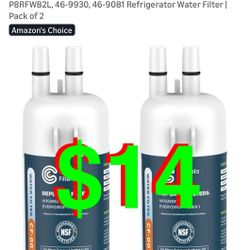 Refrigerator Water Filter Compatible with W10295370A, EDR1RXD1, Filter 1, W10295370, P4RFWB, P8RFWB2L, 46-9930, 46-9081 Refrigerator Water Filter | Pa