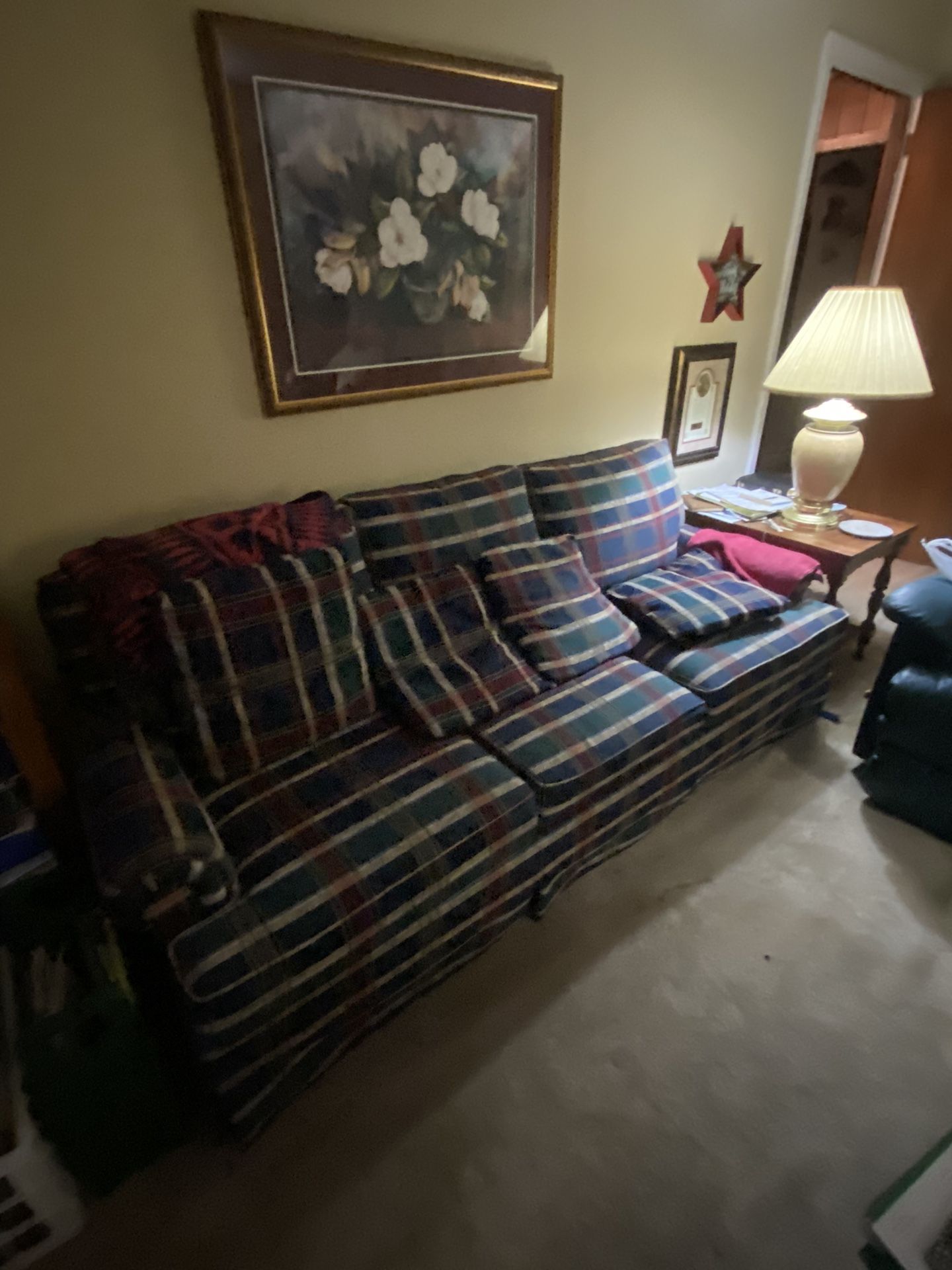 Queen Size Sleeper Sofa and a Loveseat 