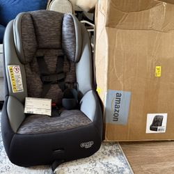 Brand New Cosco Mighty Fit 65 DX Convertible Car Seat, Heather Onyx
