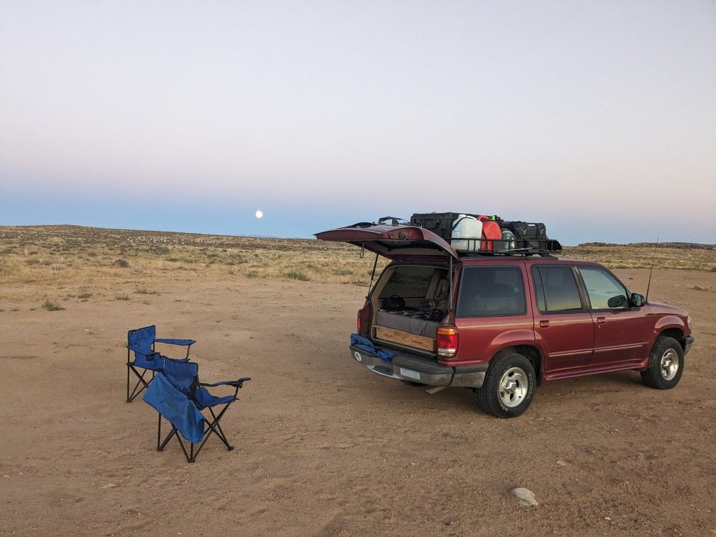 Converted Ford Explorer Camper 