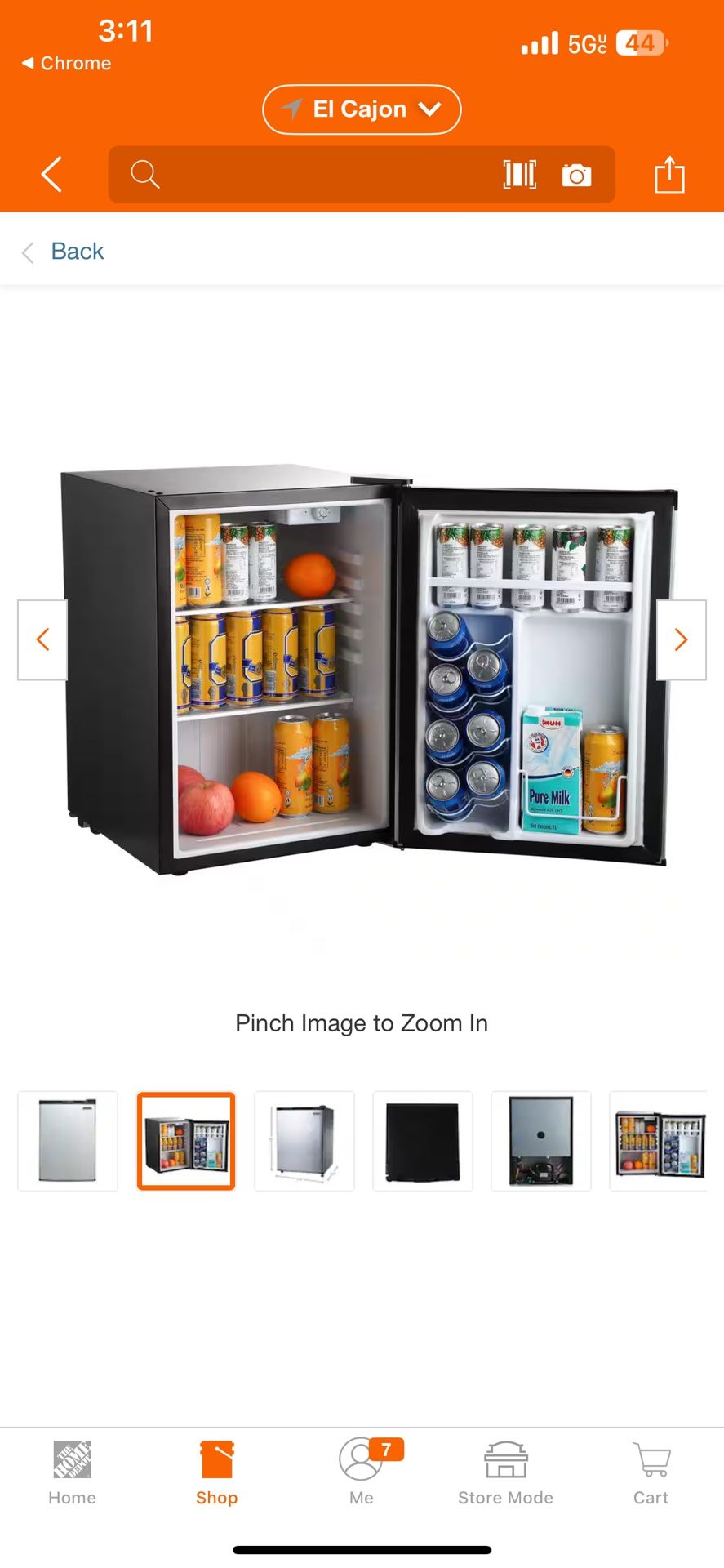 MAGIC CHEF® 2.6 Cu. Ft. Compact Refrigerator