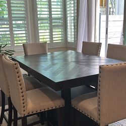 Extendable Counter Height Dining Table
