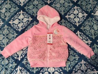Disney Girl's Princess Plush Hoodie