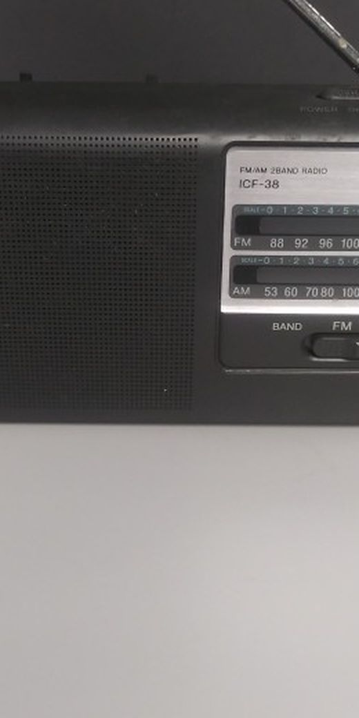 Sony ICF-38 Portable Radio Black