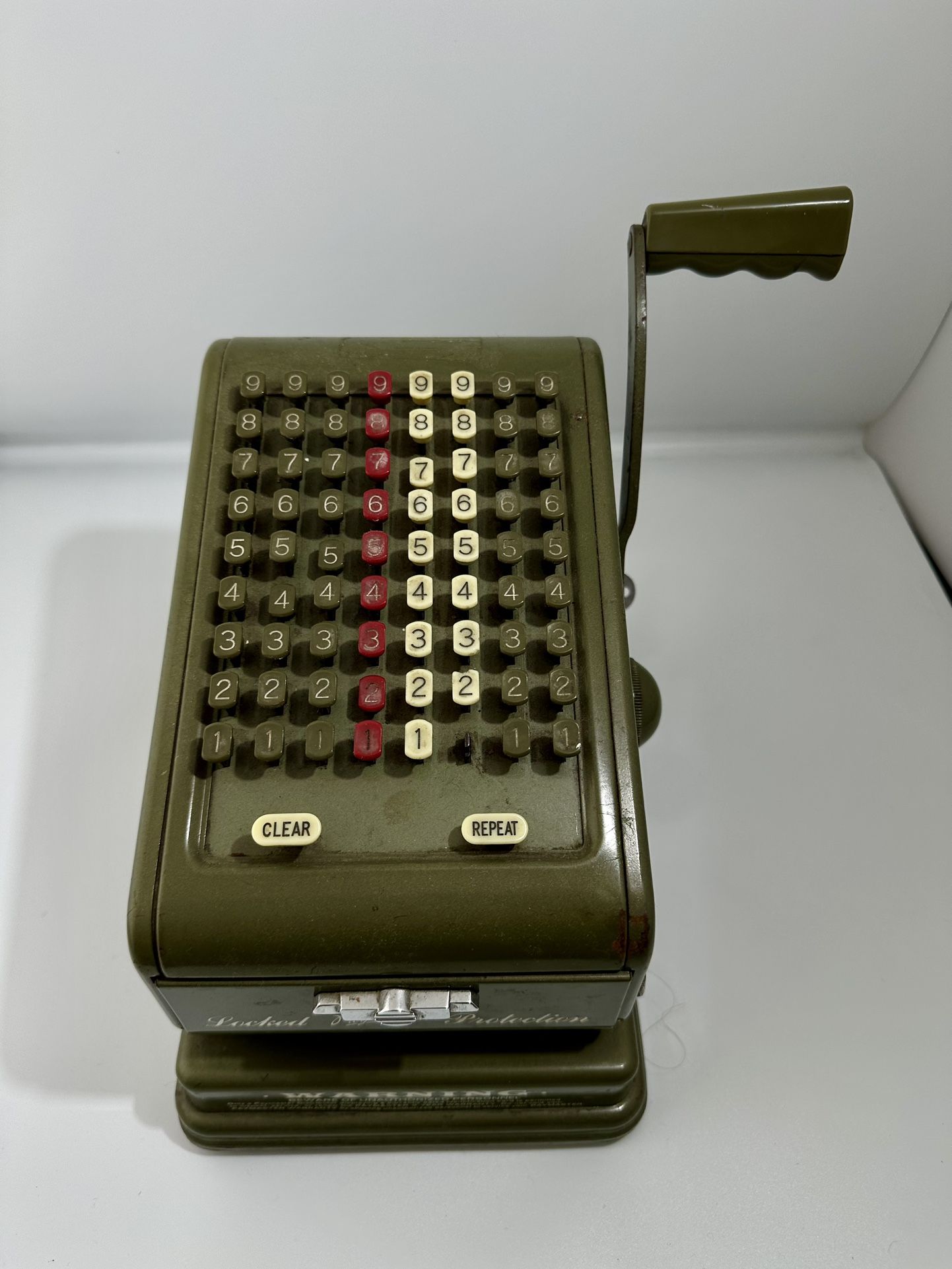 This vintage Paymaster Keyboard Ribbon Writer Series 7000