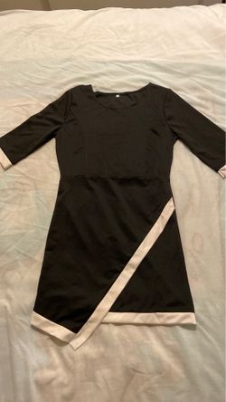 Black and white dress