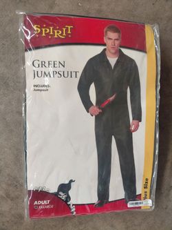 Spirit Green Jumpsuit Halloween Costume Adult XXL