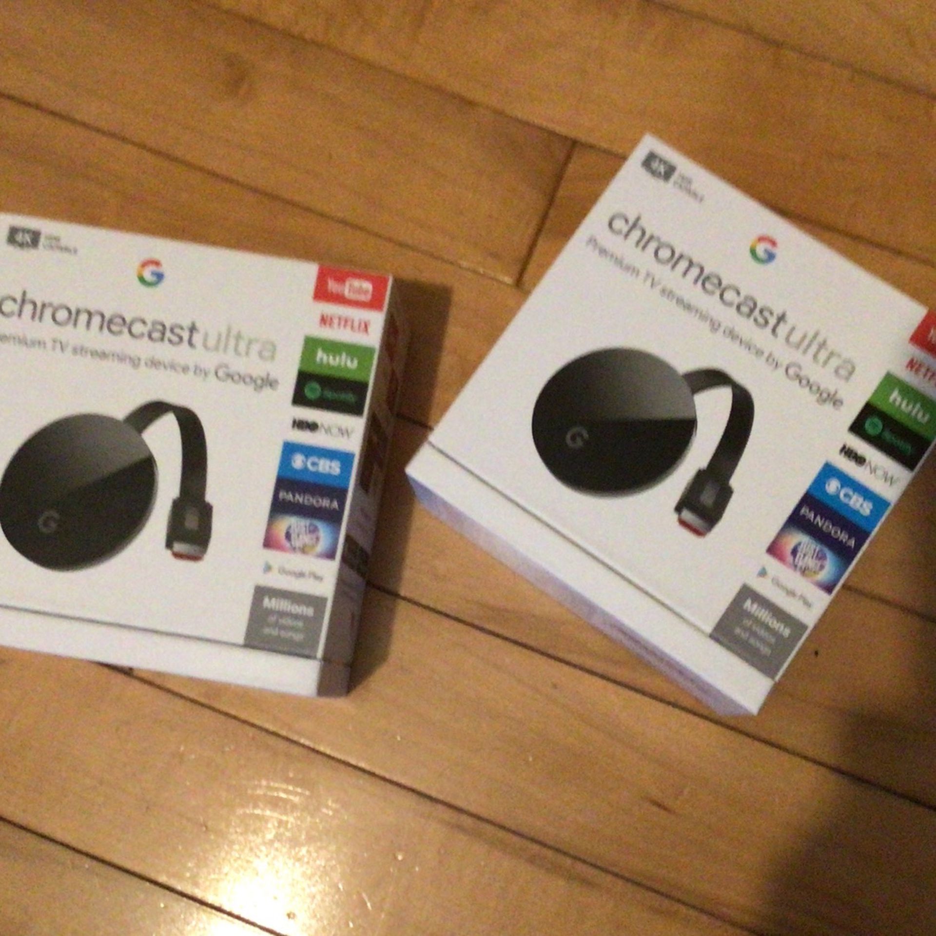 Set Of Google Chromecast Ultra