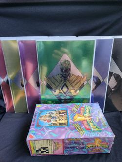 Mighty Morphin Power Rangers 30th anniversary set w/ booster box
