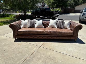 Kensington Leather Sofa (RH)