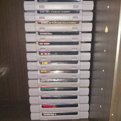 Snes N64 Game Lot Super Nintendo  Vintage Retro Video Games 