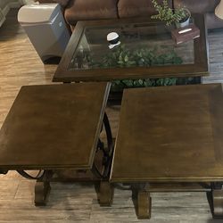Real Wood Living Room Set