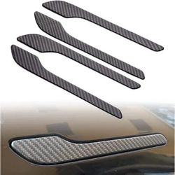 Tesla Model Y & 3 17-23 ABS Matte Carbon Fiber Car Door Handle Cover Decal wrap