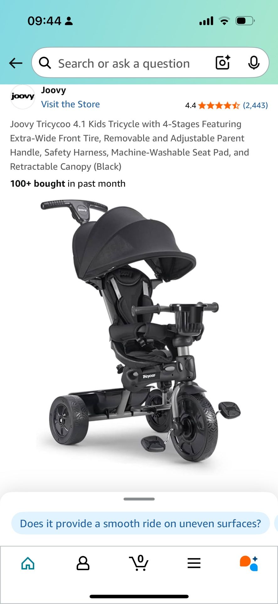Joovy Tricycoo stroller