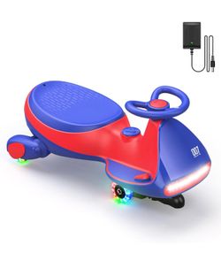 Fanttikride electric kid wiggle car with pedal  with a rechargeable battery