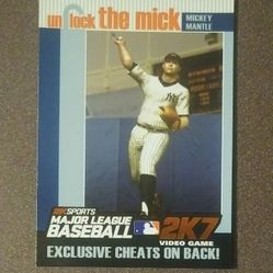 2007 2K7 Topps Unlock The Mick Mickey Mantle New York Yankees N.Y. #2 Baseball Card Vintage Collectible Sports MLB Special