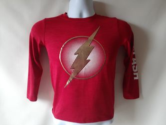 Old Navy The Flash Boys red long sleeve top size S (6-7)