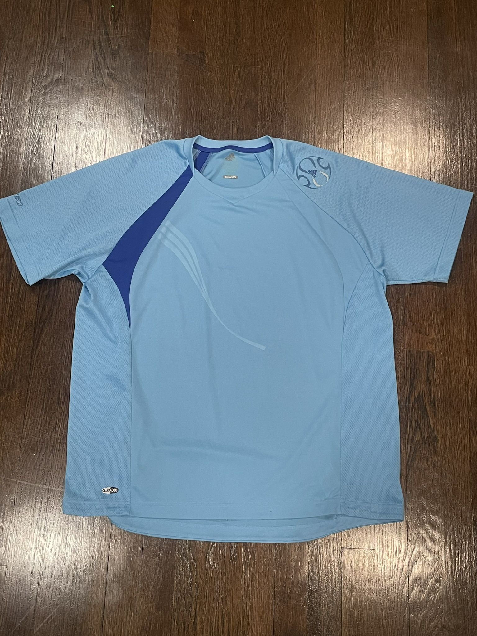 Adidas Retro Blue Soccer Shirt