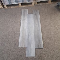 Grey Waterproof Click Vinyl Flooring Wpad $36box 24sqft