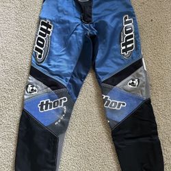 Vintage Thor 327 blue/gray/black motocross pants
