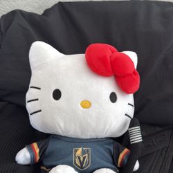 Hello kitty Vegas Golden Knights Plushie 