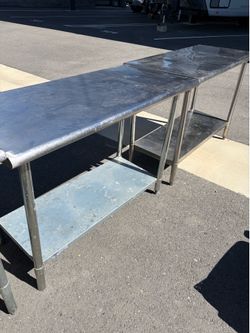 Stainless tables