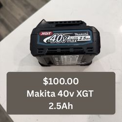 Makita 40v Lithium Ion 2.5Ah 
