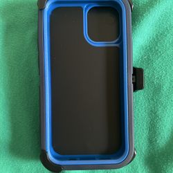 Idzayaki Belt Phone Case For iPhone 12 Dark Blue Brand New!!