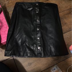 Leather Skirt