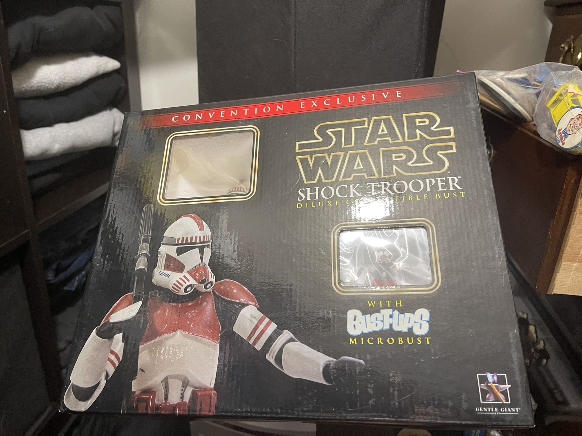 NIB SDCC Exclusive Star Wars Shock Trooper Deluxe Mini Bust Gentle Giant 2006