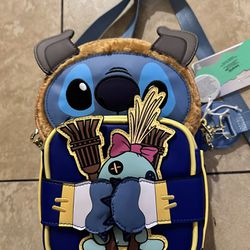 Loungefly Beast Stitch Crossbody Bag 
