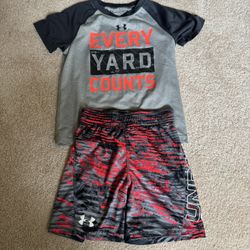 Sport Shorts And Shirt Boys Size 5-6