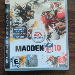 PS3 Madden 10 EA sports disk