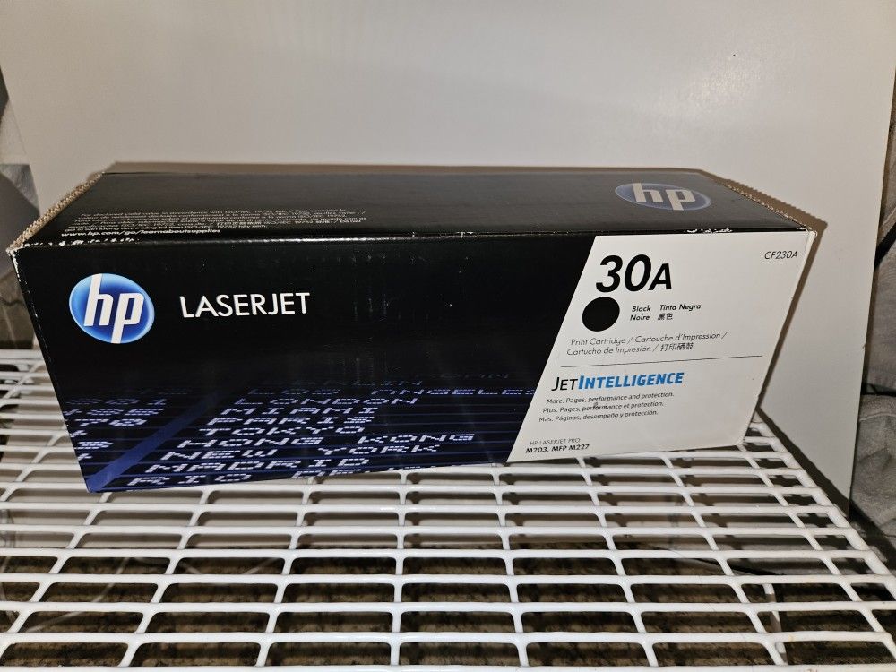 NiB Hp 30A BLACK Laser PRO M203, MFP M227 CF230A Print CARTRIDGE JET INTELLIGENCE W,