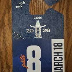 Houston Rodeo Parking Pass - Blue Lot