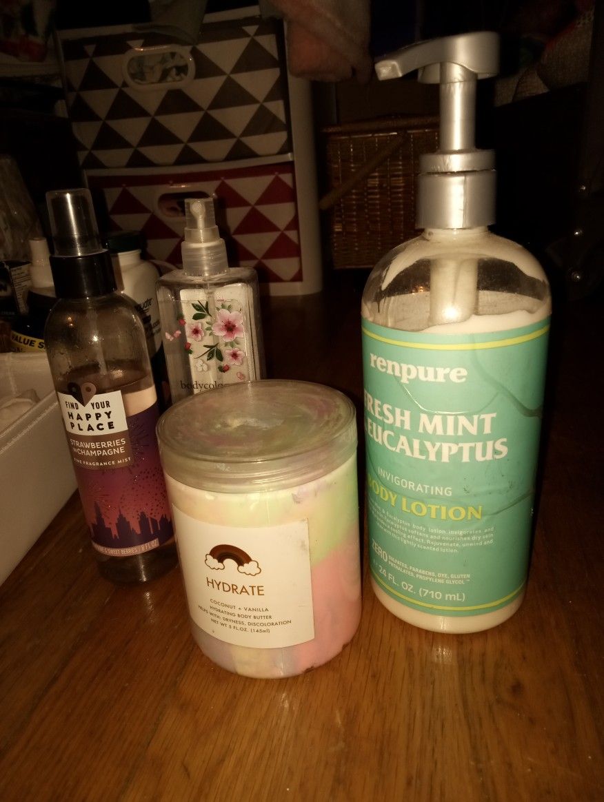 Lotions, Nails, Body Spray
