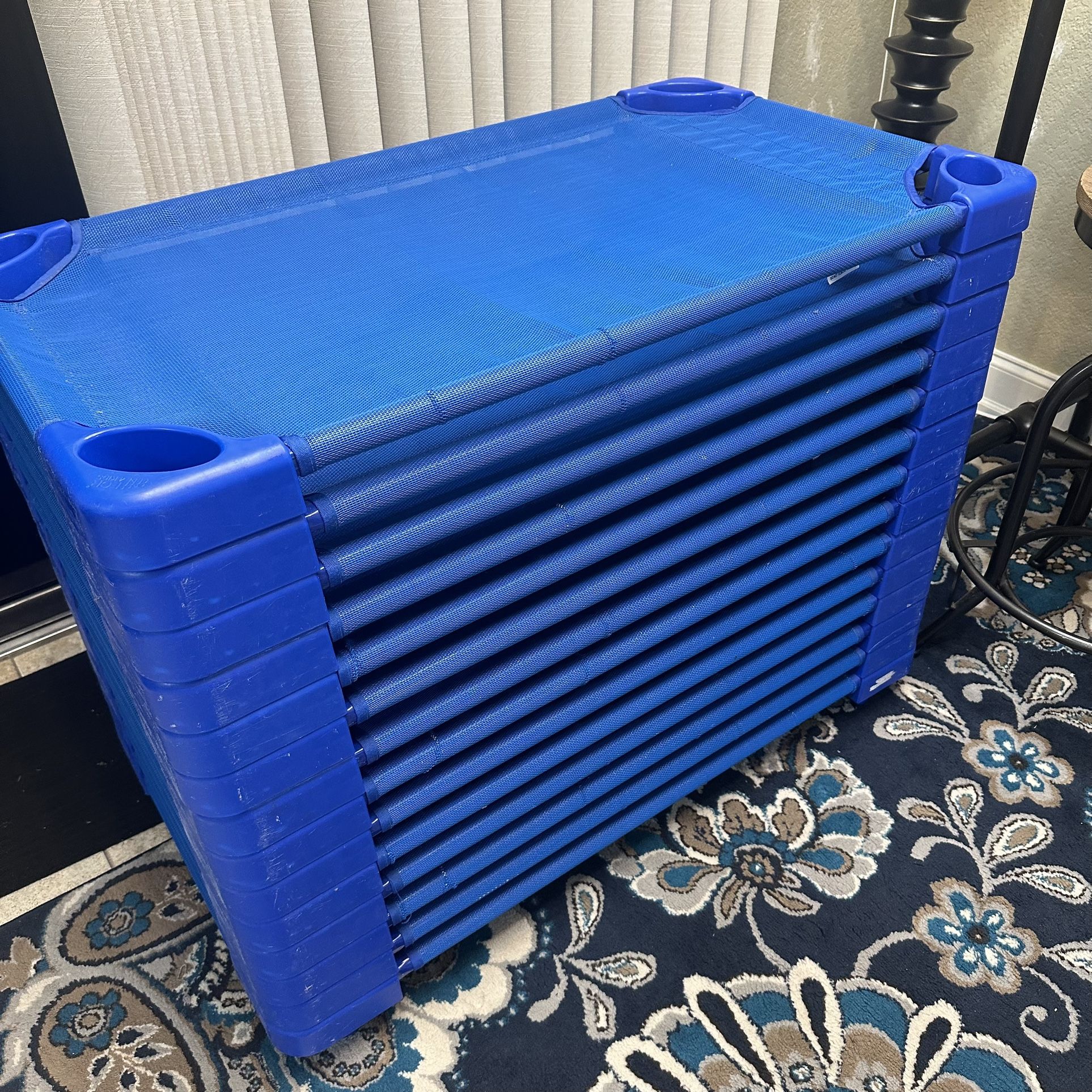 (14) ECR4Kids Stackable Kiddie Toddler Sleeping Cot: 23” X 52” - Daycare: LAST CHANCE