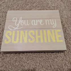 8x10 You Are My Sunshine Canvas Sign