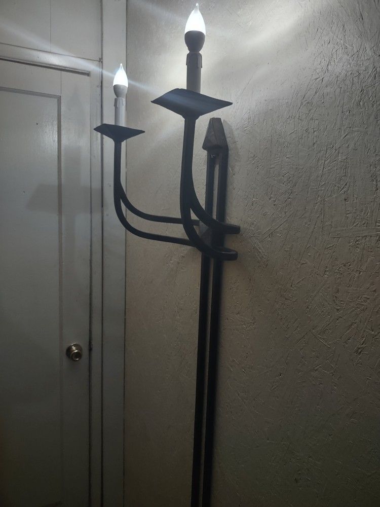 Very Unique Wall Lighting.Shapecas Cross With Slightly Curved Out.54 Inches Tall.20 In Wide,