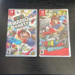 Nintendo Switch Games – Super Mario Odyssey + Super Mario Party Bundle