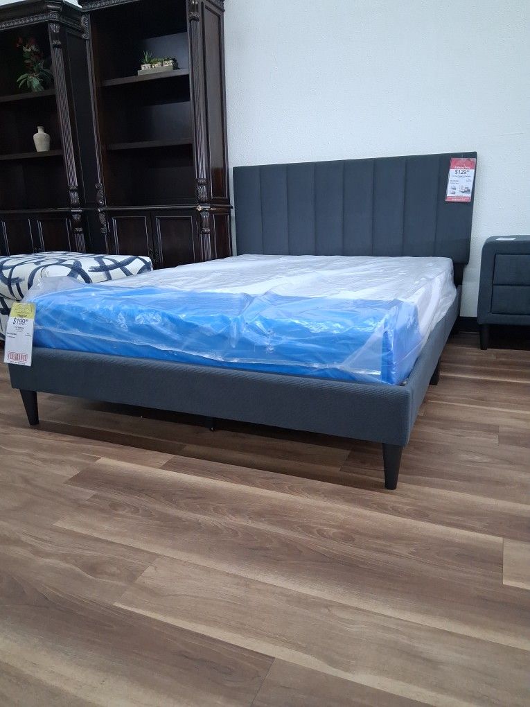 Full Bed Frame And Mattress