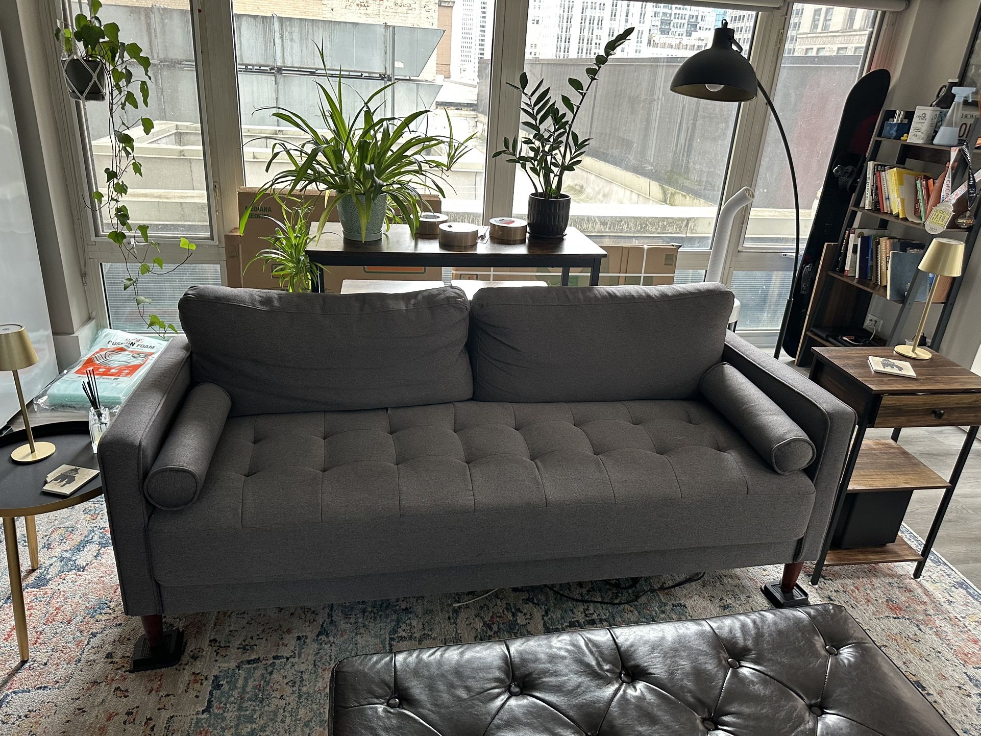 Grey couch