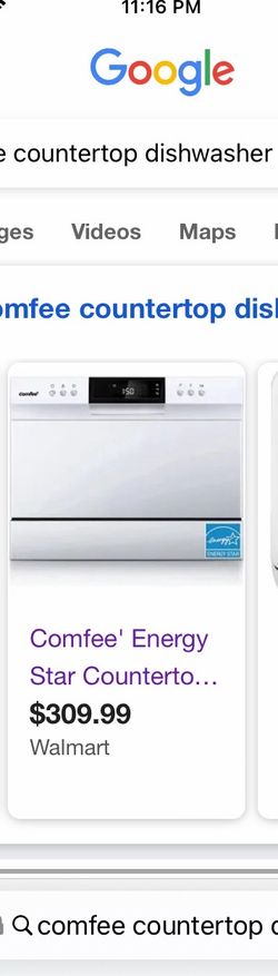 [NEW - OUT OF BOX] Comfee Countertop Dishwasher
